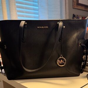 Michael Kors Black Leather Tote